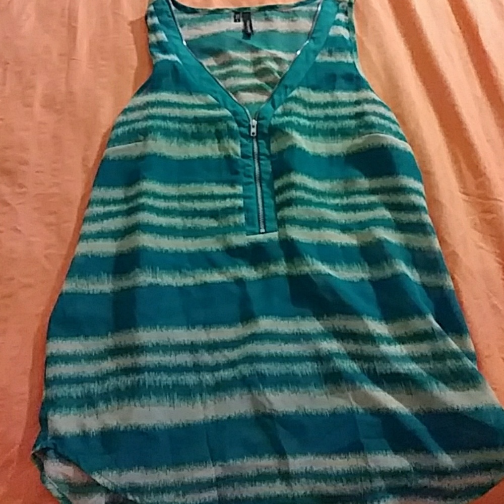 Sheer tank top